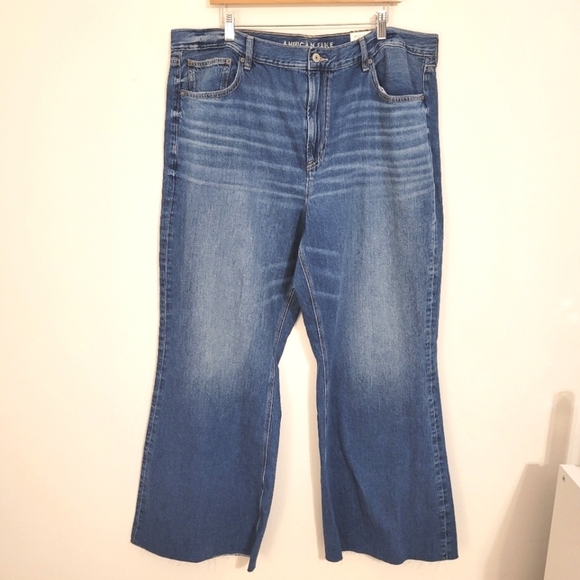 NWT American Eagle Low-Rise baggy flare jeans size 20 regular - Picture 1 of 16